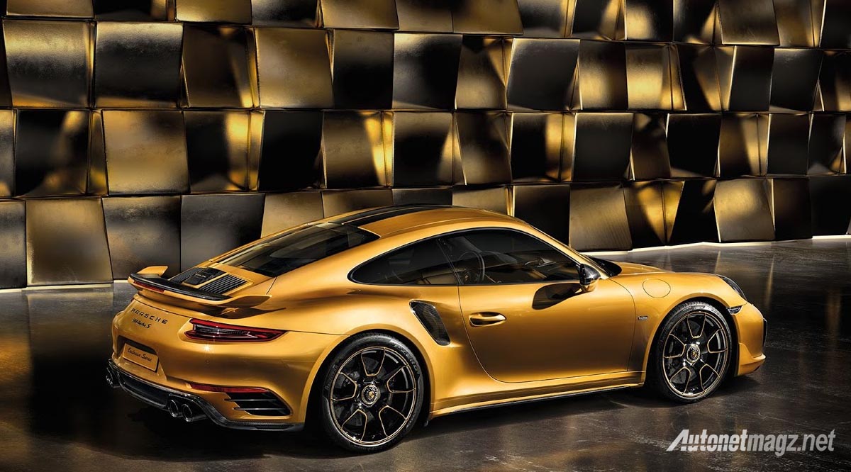 Nasional, porsche 911 turbo s exclusive series golden yellow: Porsche 911 GT3 2018 Dipastikan Hadir di Indonesia!
