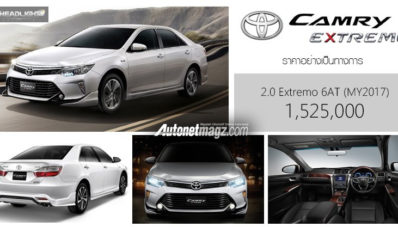 Toyota Camry 2.0 Extremo Dirilis di Thailand, Lebih Keren Kah? Toyota Camry 2.0 Extremo Dirilis di Thailand, Lebih Keren Kah?