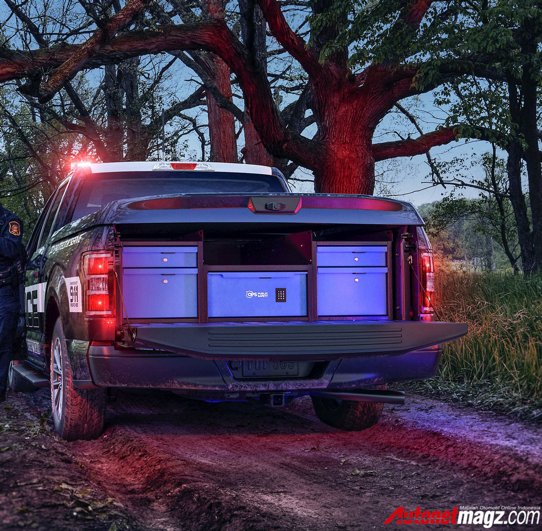 Ford, Ford-F-150-Police-AutonetMagz-back-deck: Ford F-150 Police Responder, Tunggangan Gahar Polisi Patroli