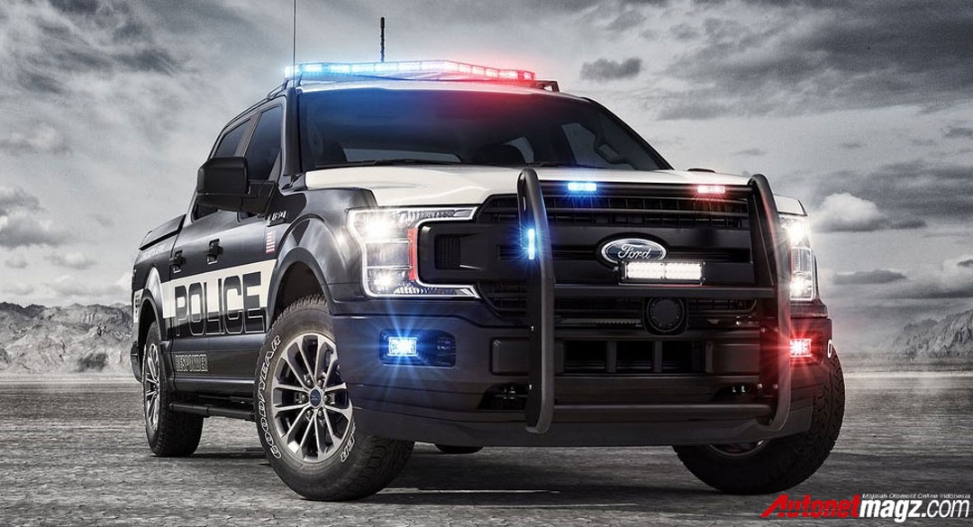 Ford, Ford-F-150-Police-AutonetMagz-front: Ford F-150 Police Responder, Tunggangan Gahar Polisi Patroli