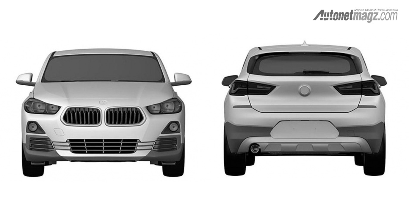 Berita, Paten BMW X2 depan belakang: Paten BMW X2 Bocor Ke Publik, Segera Masuk Jalur Produksi?