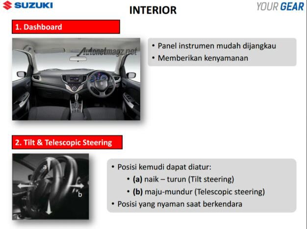 Mobil Baru, bocoran interior suzuki baleno: Bocoran Fitur Suzuki Baleno Indonesia, Oke Juga Lho