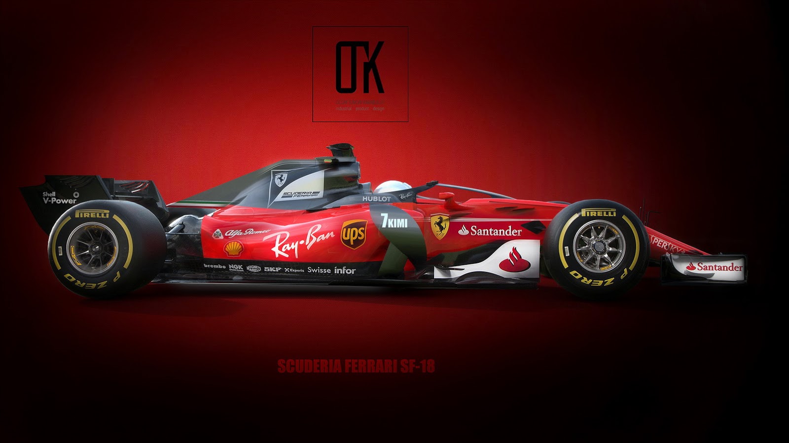 Berita, f1-ferrari-sf18-halo-render-3: Inovasi Tim F1 Ferrari : Kerangkeng Aneh Ala Sandal Jepit?