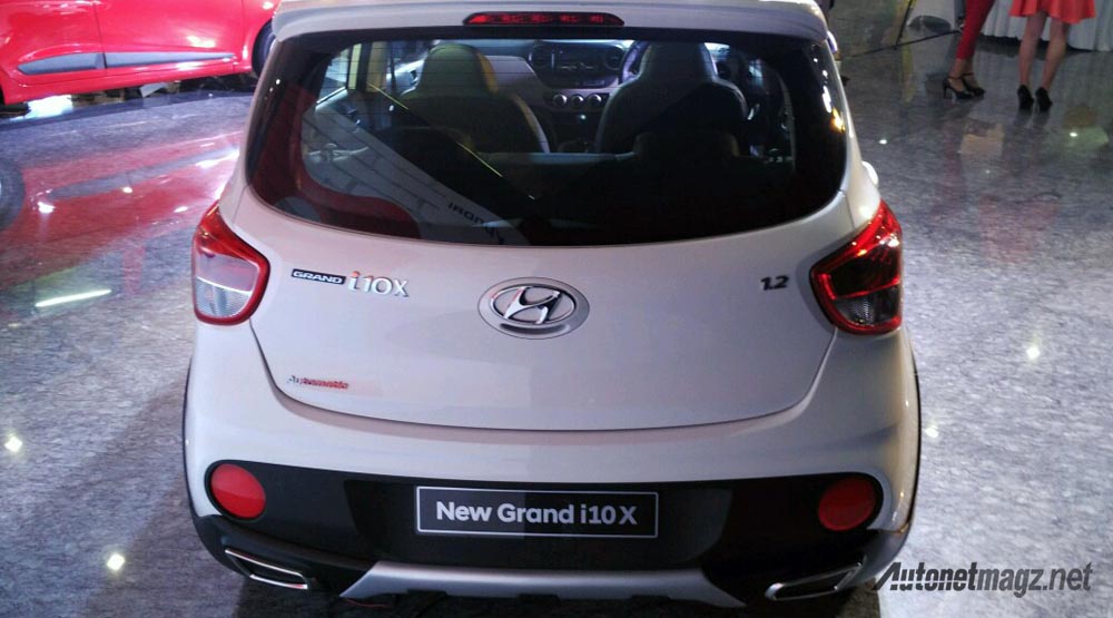 Hyundai, hyundai grand i10x facelift indonesia 2017 rear: Hyundai Indonesia Sahkan Preview Hyundai Grand i10 Facelift