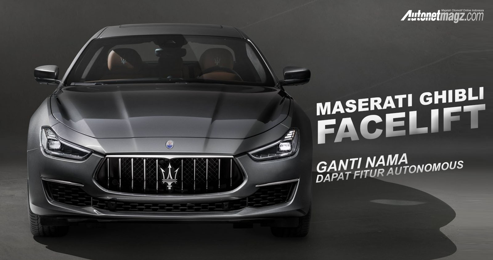 Berita, Ghibli facelift cover: Gambar Resmi Maserati Ghibli Facelift Ditebar, Dapat Fitur Autonomous Driving
