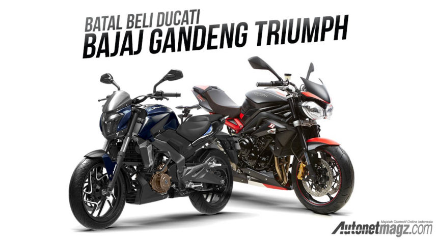 Tambah Aliansi, Bajaj Umumkan Kerjasama Dengan Triumph