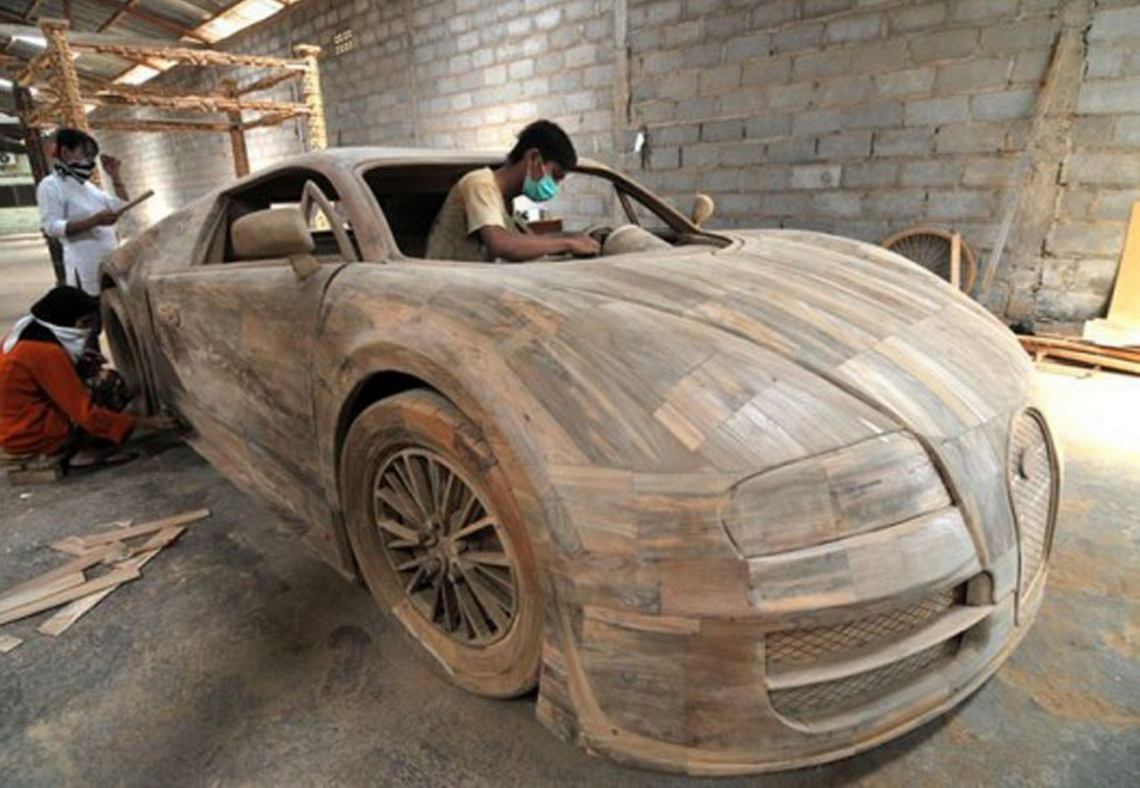 Hi-Tech, bugatti veyron wood kayu indonesia: Peneliti Jepang Pelajari Kayu Sebagai Bahan Baku Mobil, Kuat dan Ringan?