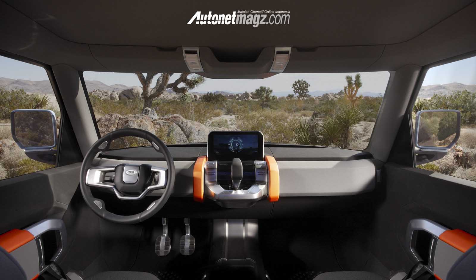 , interior Land Rover Defender Concept: interior Land Rover Defender Concept