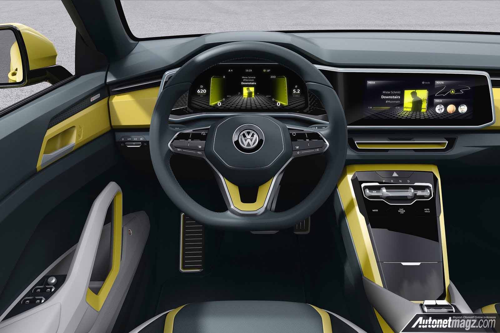 Berita, interior VW T-Cross Rilis 2018: Volkswagen Akan Perkenalkan T-Cross Di 2018
