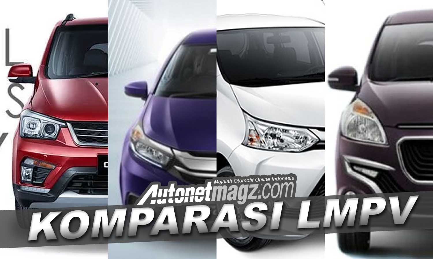 Honda, komparasi: Komparasi Wuling Confero S, Honda Mobilio RS, Toyota Veloz dan Suzuki Ertiga Dreza