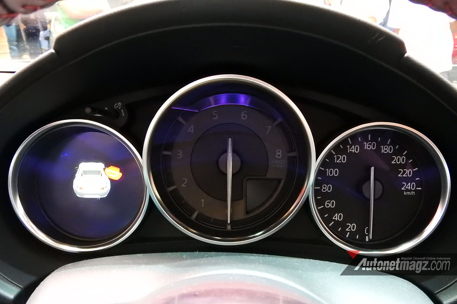 Mazda, mazda mx5 rf miata giias 2017 indonesia speedometer instrument panel instrumen: First Impression Review Mazda MX-5 RF 2017 Indonesia