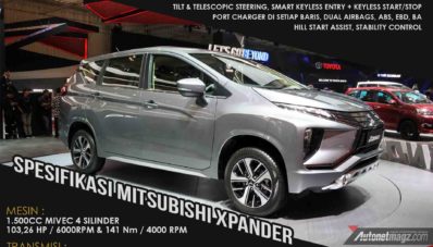GIIAS 2017 : Resmi, Inilah Fitur dan Spesifikasi Mitsubishi Xpander GIIAS 2017 : Resmi, Inilah Fitur dan Spesifikasi Mitsubishi Xpander