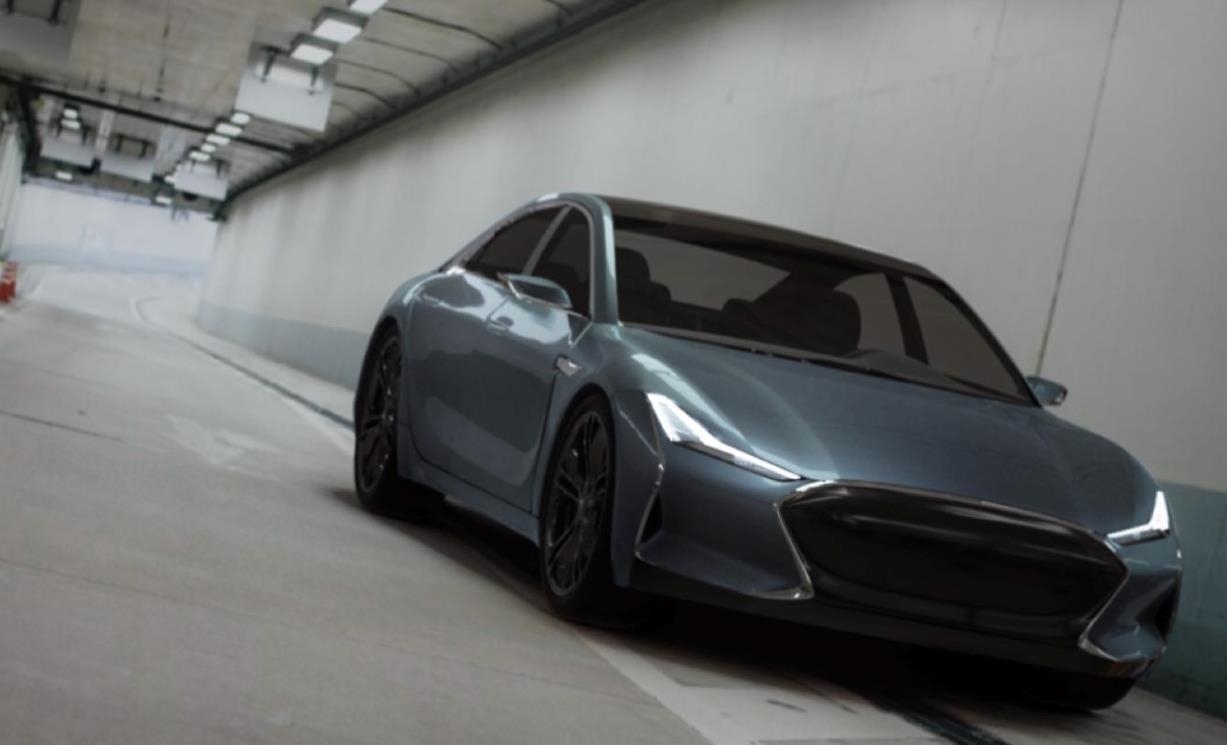 Berita, Youxia X1 Sisi depan: Youxia X1 : Mobil Listrik Ala Tesla Buatan China, Rilis 2018 Mendatang