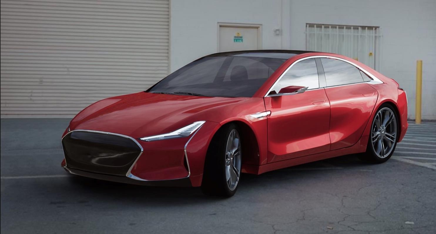 Berita, Youxia X1 sisi samping: Youxia X1 : Mobil Listrik Ala Tesla Buatan China, Rilis 2018 Mendatang