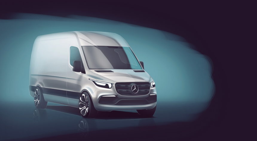 Wujud Mercedes Sprinter Dalam Sebuah Sketsa, Van Anti-mainstream Wujud Mercedes Sprinter Dalam Sebuah Sketsa, Van Anti-mainstream