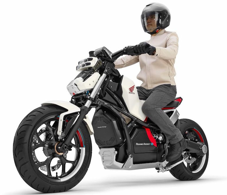 Berita, Honda-Riding-Assist-e-Concept-2: Self-Balancing Motorcycle dari Honda, Tidak ada Lagi yang Namanya Jatuh