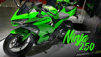 Tokyo Motor Show 2017 : Kawasaki Ninja 250 2018 Terungkap, Tenaga 39 PS