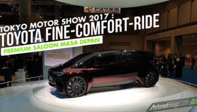 Tokyo Motor Show 2017 : Toyota Fine-Comfort-Ride, Premium Saloon Masa Depan Tokyo Motor Show 2017 : Toyota Fine-Comfort-Ride, Premium Saloon Masa Depan