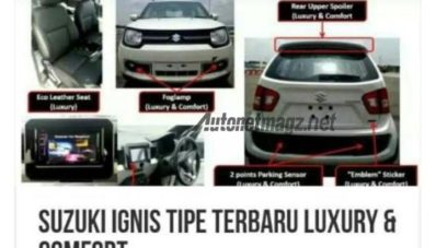 Suzuki Ignis Siapkan Tipe Comfort dan Luxury, Ini Bedanya! Suzuki Ignis Siapkan Tipe Comfort dan Luxury, Ini Bedanya!