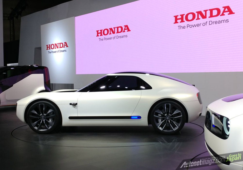 Berita, sisi samping Honda Sport EV Concept: Tokyo Motor Show 2017 : Honda Perkenalkan Honda Sport EV Concept
