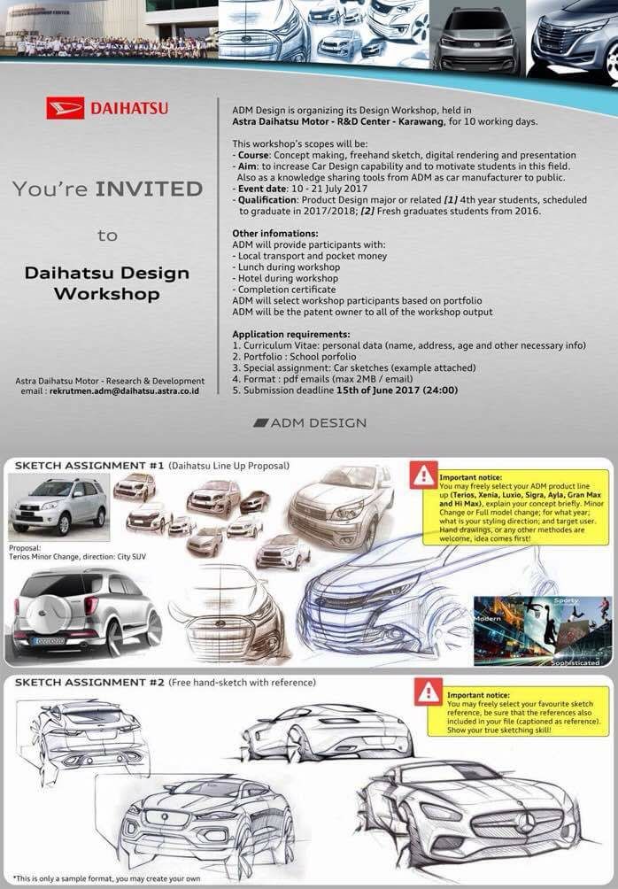 Berita, undangan Astra Daihatsu Design Workshop: Penampakan New Terios Terungkap? Ternyata Cuma Hoax
