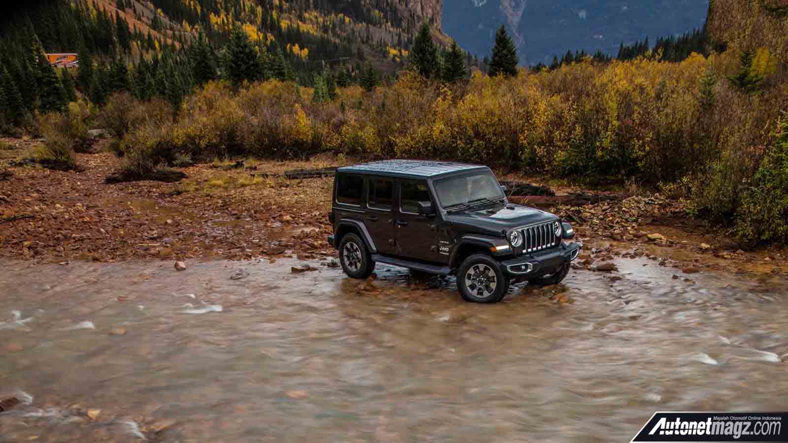 Berita, Jeep Wrangler 2018 long: Jeep Wrangler 2018, Mesin Mild-Hybrid Turbo Dengan Bobot Susut 90Kg