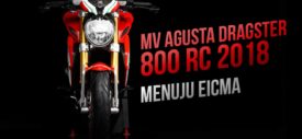 MV Agusta Dragster 800 RC 2018 sisi belakang