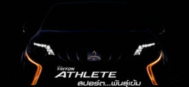 Teaser Mitsubishi Triton Athlete samping