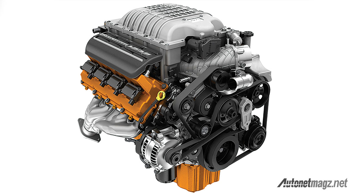 Dodge, mesin dodge hellcat v8 supercharger hemi: Mau Beli Mesin V8 Hellcat? Siapkan 263 Jutaan
