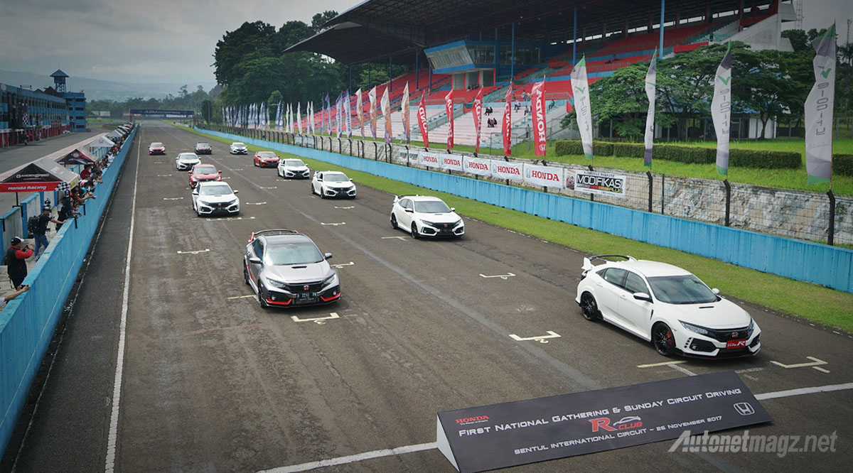Honda, r club indonesia honda civic type r fk8: R Club, Komunitas Honda Civic Type R Invasi Sirkuit Sentul