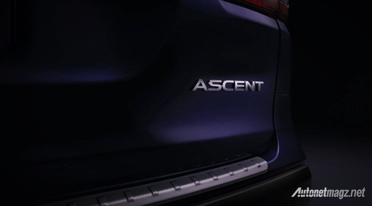 International, teaser subaru ascent la auto show: Subaru Ascent, SUV Baru Subbie Dengan Jok 3 Baris