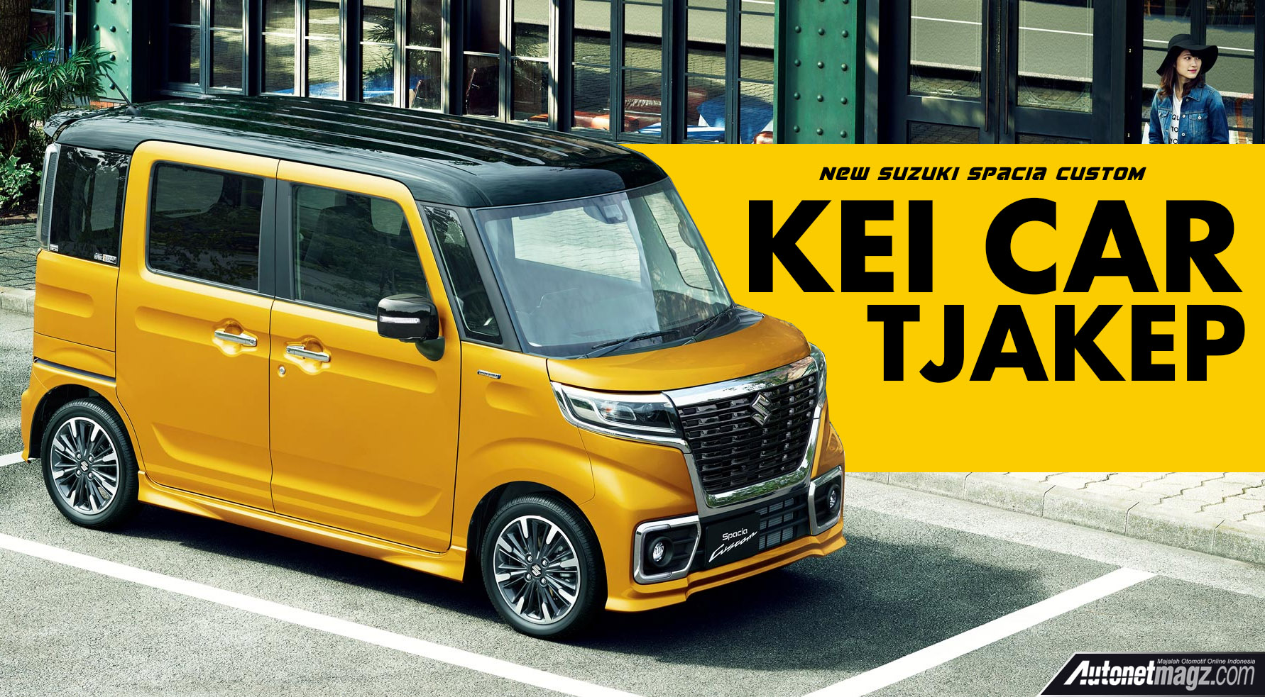 Berita, New Suzuki Spacia Custom cover: New Suzuki Spacia Custom Dirilis di Jepang, Kei Car Cakep