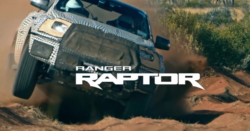 Berita, Teaser Ford Ranger Raptor: Teaser Ford Ranger Raptor Diumbar, Terlihat Makin Tangguh