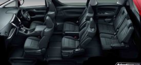 interior nappa white Toyota Alphard & Vellfire Facelift 2018