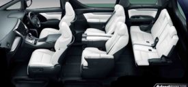 interior nappa black Toyota Alphard & Vellfire Facelift 2018