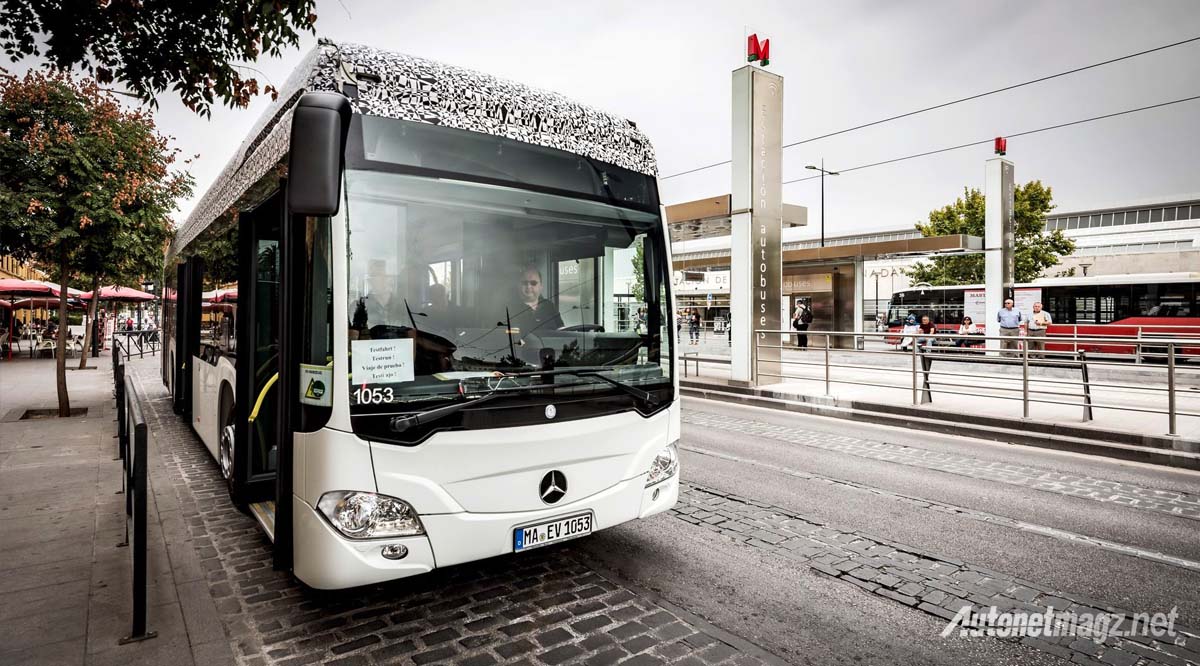 International, mercedes benz citaro electric bus prototype: Inilah Bus Listrik Mercedes Benz Citaro, Siap September 2018