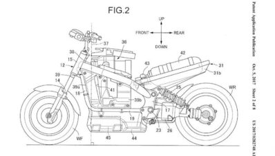Honda Patenkan Rancangan Motor Bermesin Fuel Cell, Baby Grom? Honda Patenkan Rancangan Motor Bermesin Fuel Cell, Baby Grom?