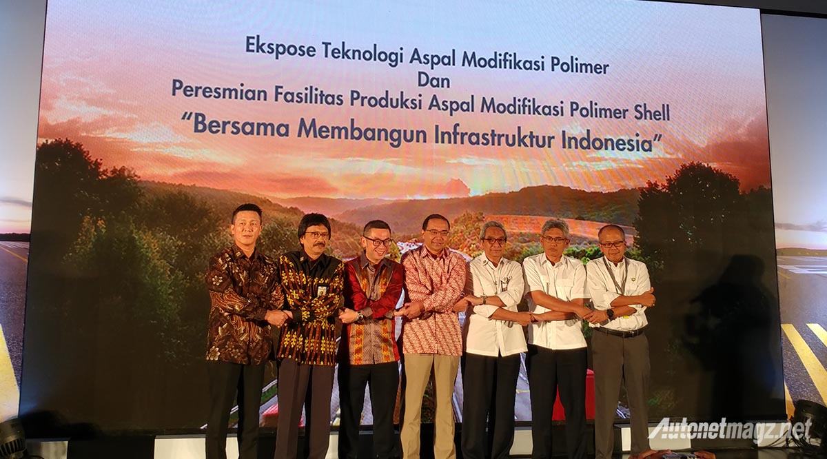 Hi-Tech, peresmian pameran aspal shell indonesia: Shell Pamerkan Teknologi Aspal Modifikasi Polimer