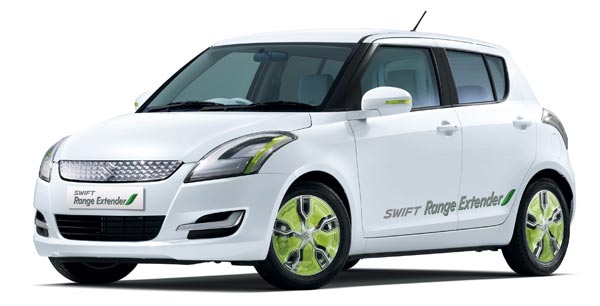 Berita, sisi samping Suzuki Swift Range Extender: Maruti Suzuki Gandeng Toyota, Rilis Mobil Listrik di 2020