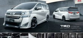 detail interior Toyota Alphard & Vellfire 2018 dress up modellista TRD