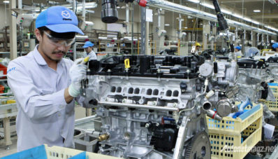 Pabrik Machining Baru Mazda Thailand Siap Bikin Mesin 2.000 cc Pabrik Machining Baru Mazda Thailand Siap Bikin Mesin 2.000 cc