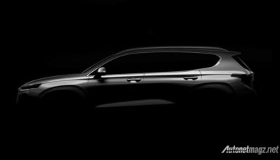 Teaser Hyundai Santa Fe 2019, Makin Gede dan Ngeropah Teaser Hyundai Santa Fe 2019, Makin Gede dan Ngeropah