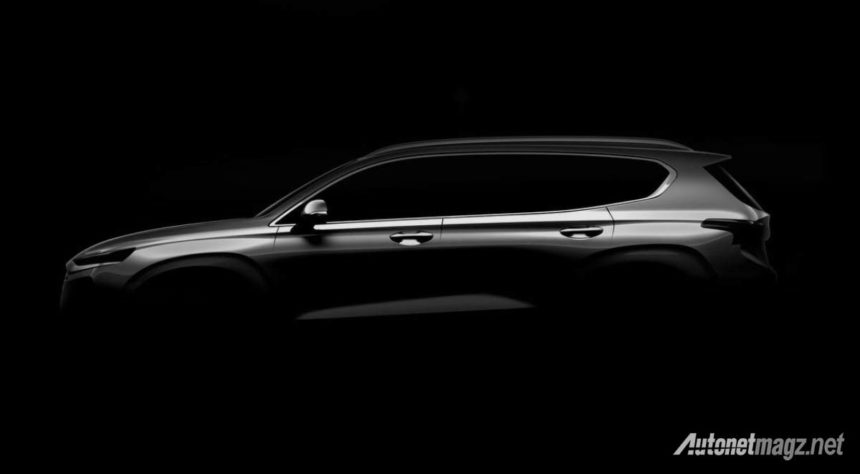 Teaser Hyundai Santa Fe 2019, Makin Gede dan Ngeropah Teaser Hyundai Santa Fe 2019, Makin Gede dan Ngeropah