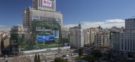 The enormous new Ford EcoSport billboard in Madrid, Spain, is th