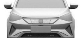 sisi belakang paten mobil listrik Volkswagen