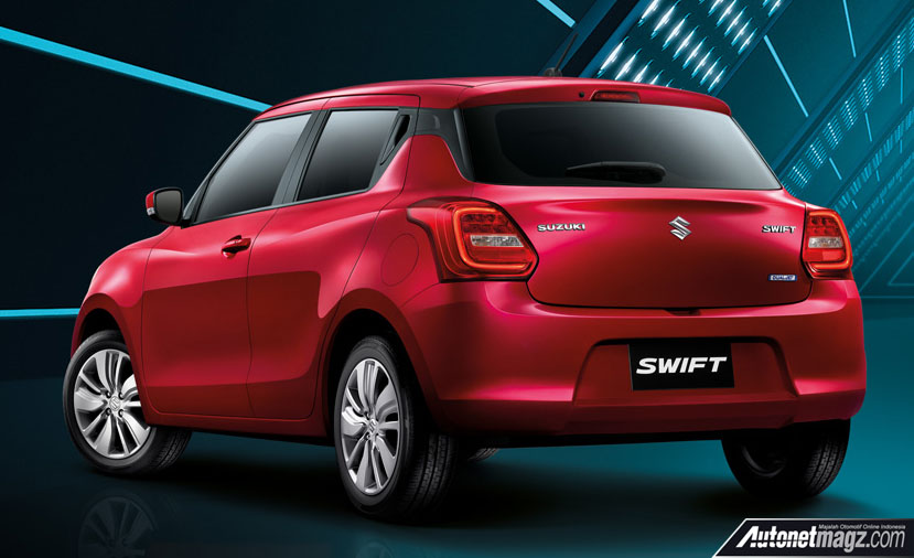 Berita, sisi belakang All New Suzuki Swift Thailand: All New Suzuki Swift Rilis di Thailand, Mesin 1.2L Pakai CVT