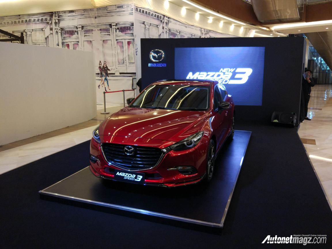 Berita, sisi depan New Mazda 3 Speed: Mazda 3 Speed Hadir Dengan Aksesoris Mazda Speed Jepang!