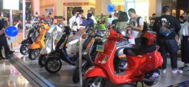 moto guzzi di pameran Piaggio Indonesia