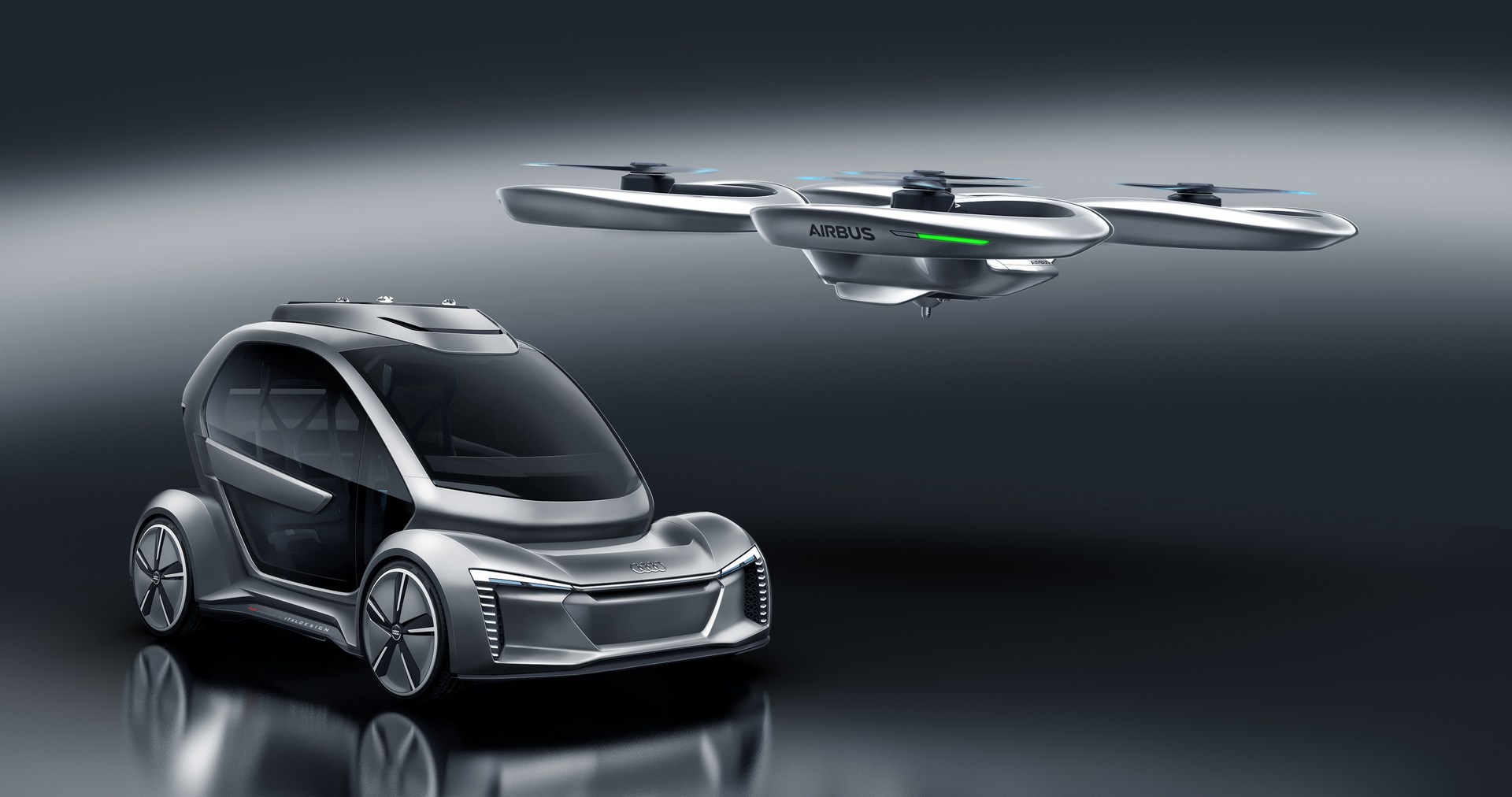 Audi, Pop.Up-Next-12: Tak Mengikuti Tren Mobil Listrik, Audi Buat Mobil Terbang