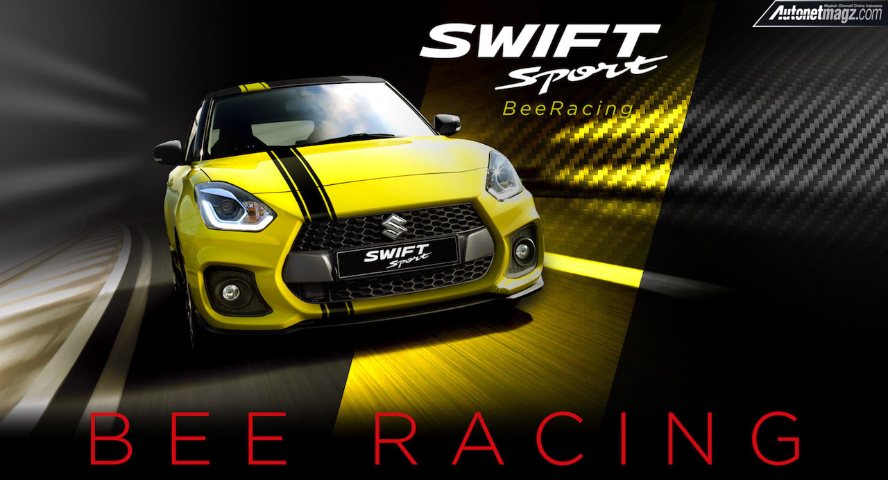 Berita, Suzuki Swift Sport BeeRacing sisi depan: Suzuki Swift Sport BeeRacing Dijual Online di Italia